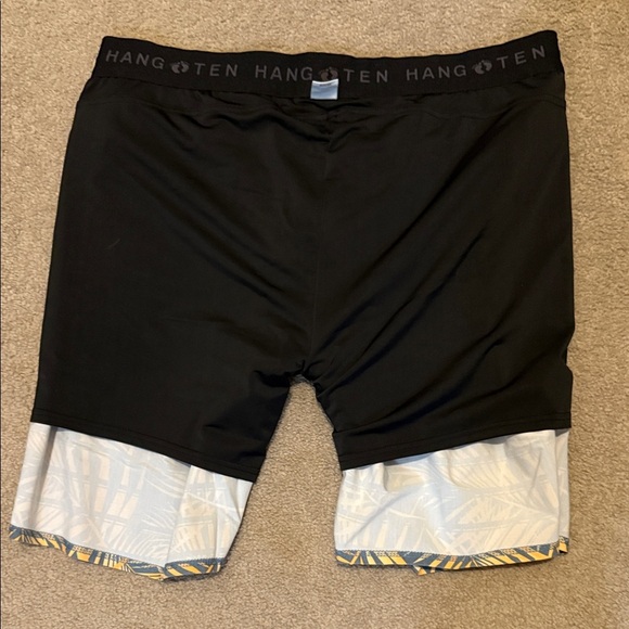 Hang Ten Tropical Blue and Gold Board Shorts - Picture 7 of 8